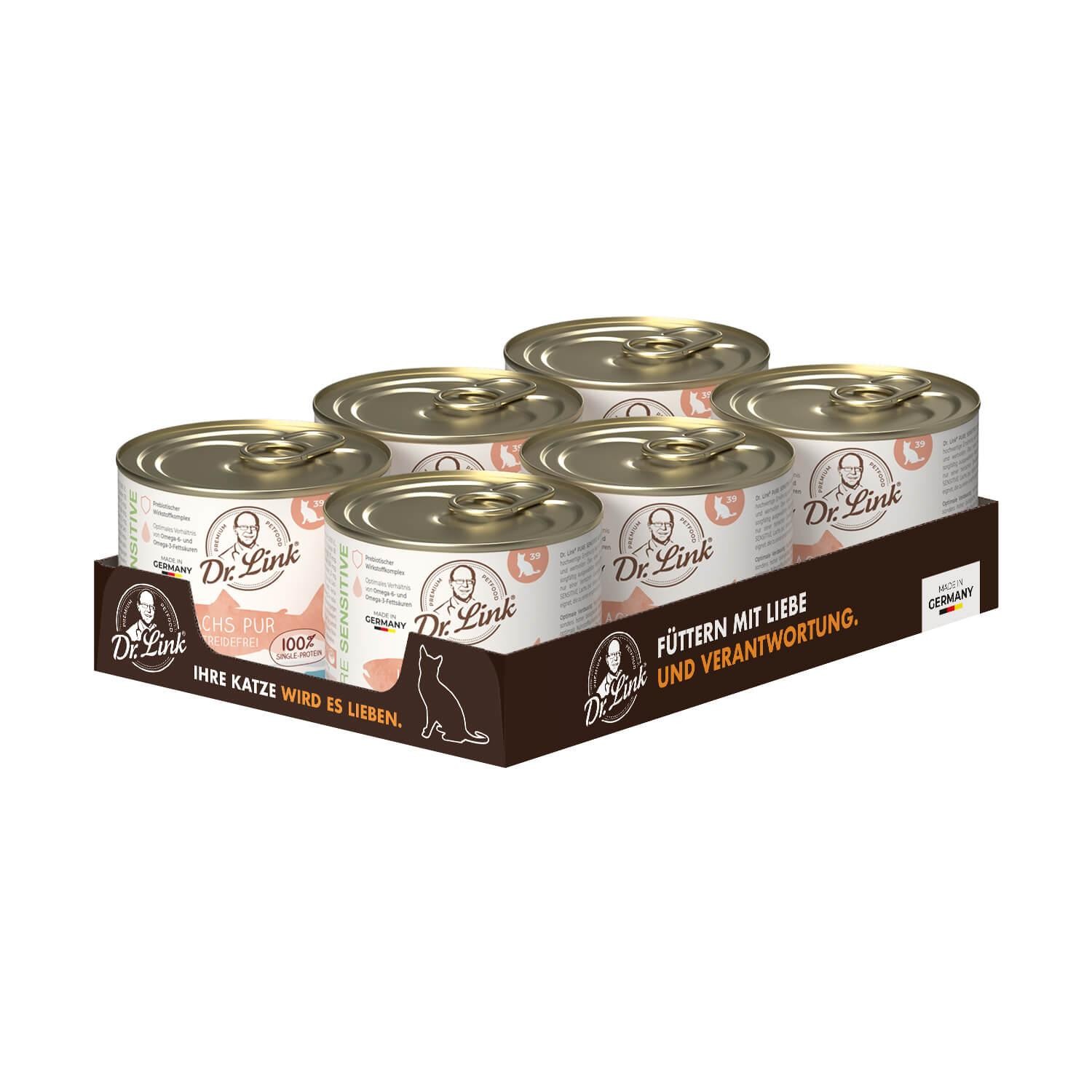 Dr. Link® PURE SENSITIVE 6x190g Lachs pur