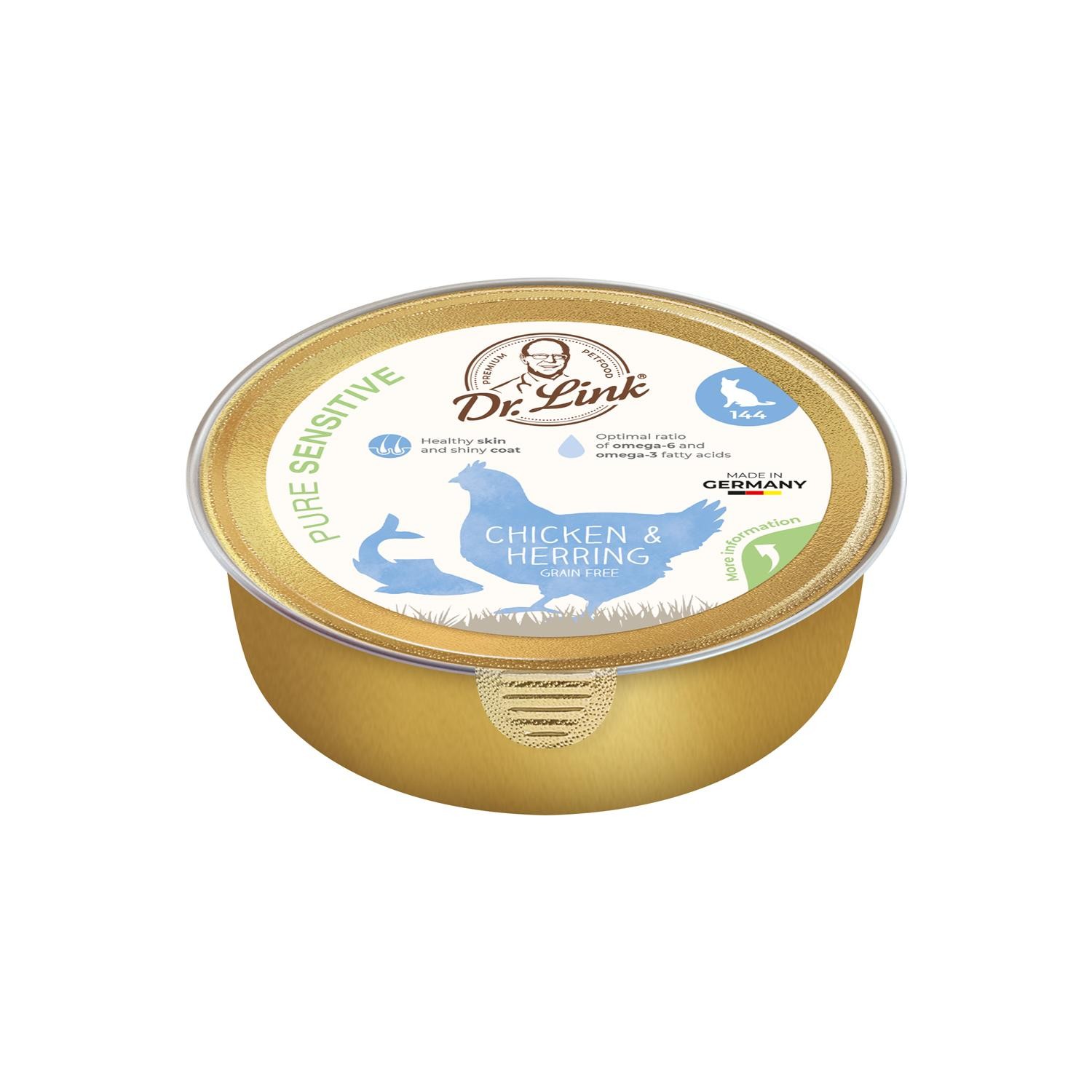 Dr. Link® PURE SENSITIVE 12x85g Chicken and herring