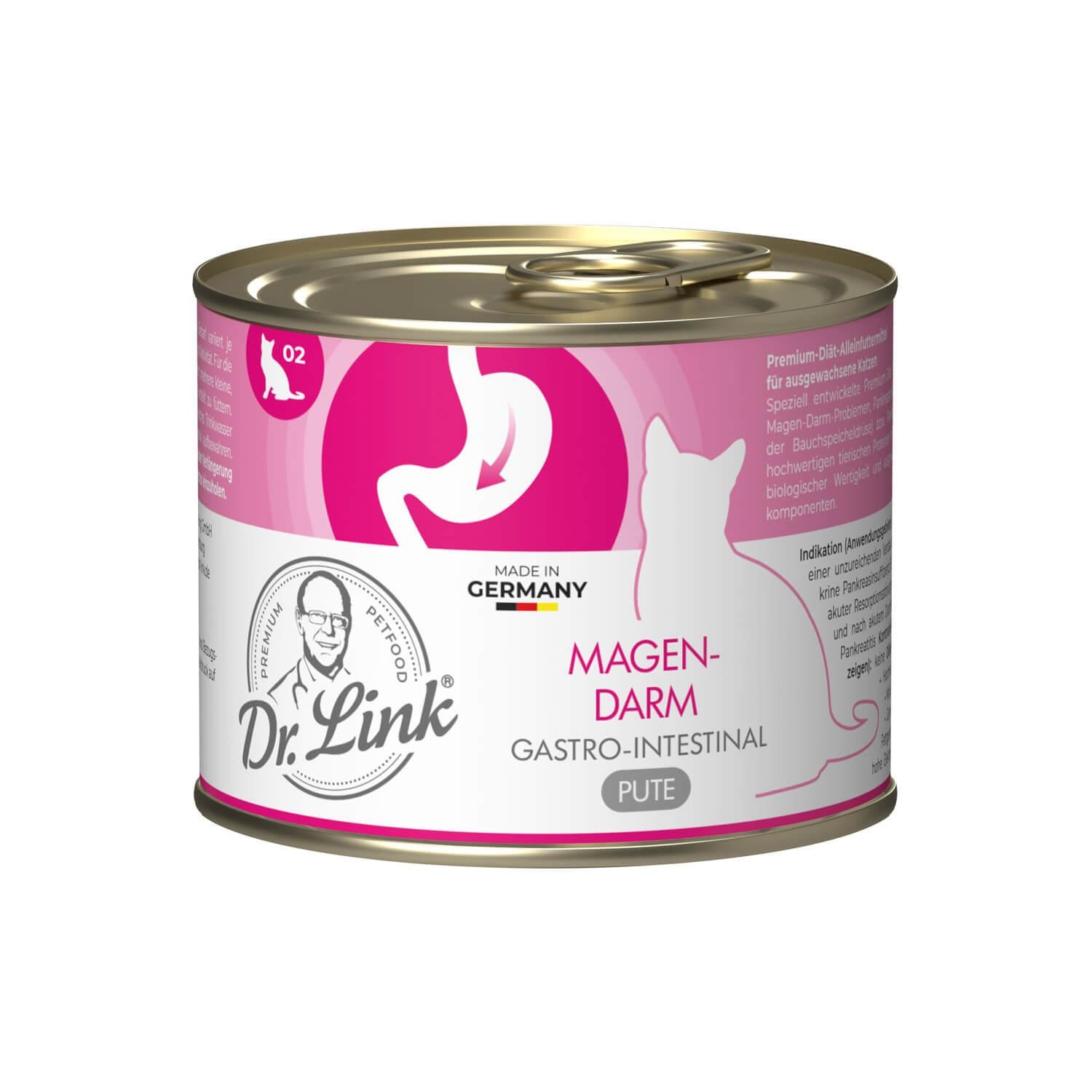 Dr. Link® SPEZIAL-DIÄT 1x200g Magen-Darm I Gastro-Intestinal Pute | Probedose