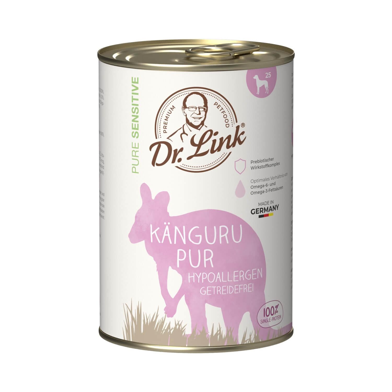 Dr. Link® PURE SENSITIVE 1x400g Känguru pur | Probedose