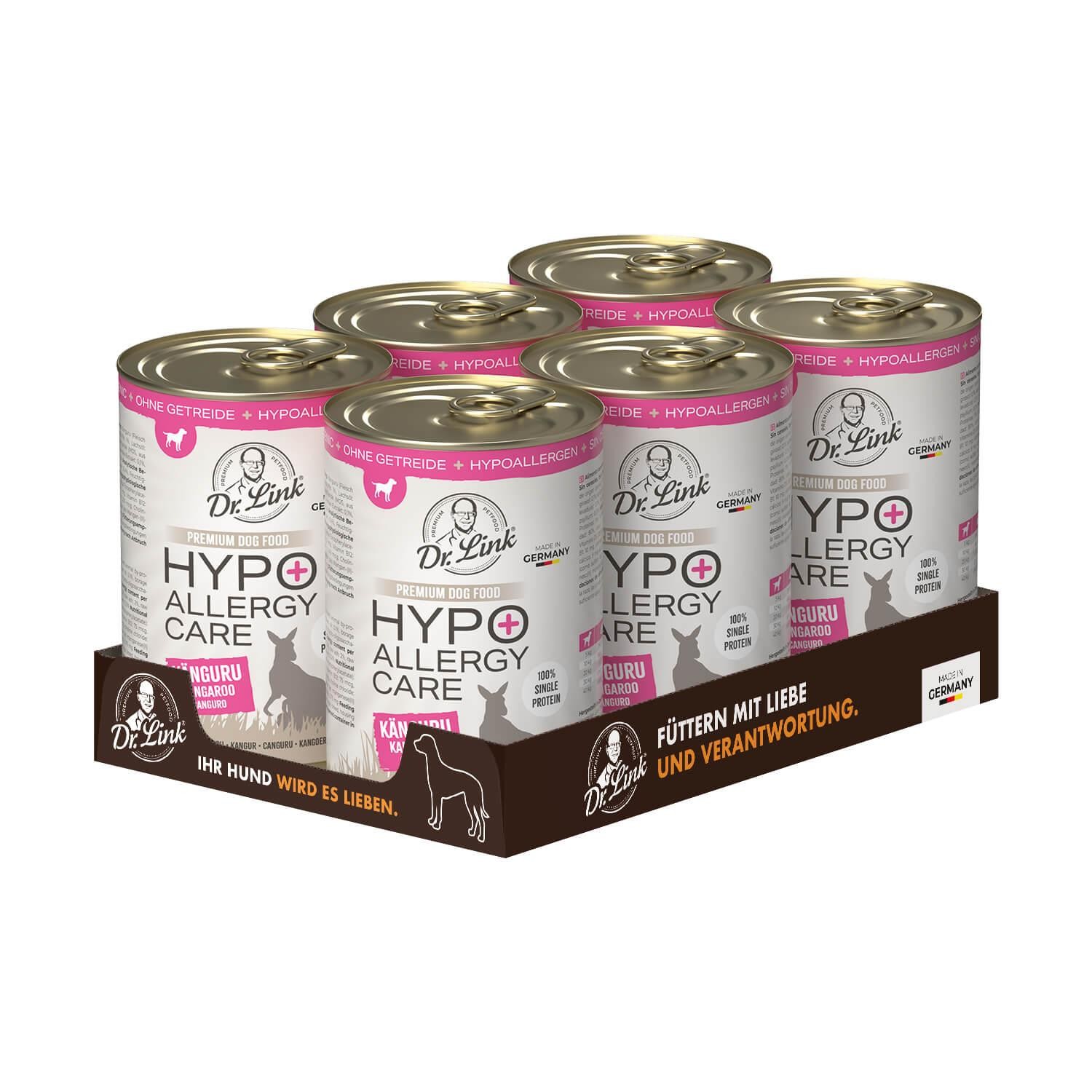 Dr. Link® HYPO ALLERGY CARE 6x400g Känguru