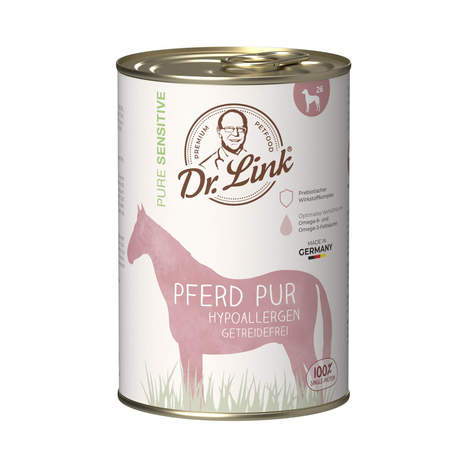 Dr. Link® PURE SENSITIVE 1x400g Pferd pur | Probedose