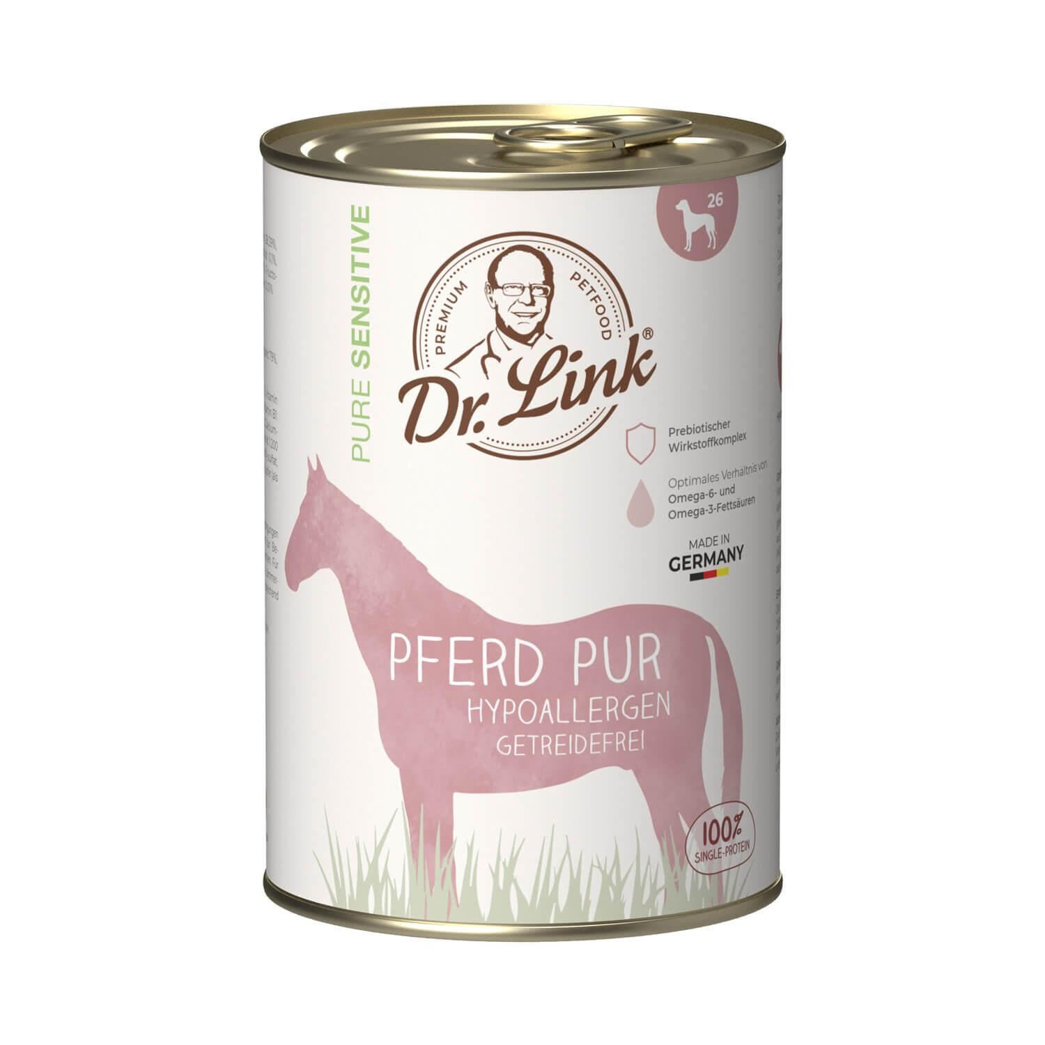 Dr. Link® PURE SENSITIVE 6x400g Pferd pur