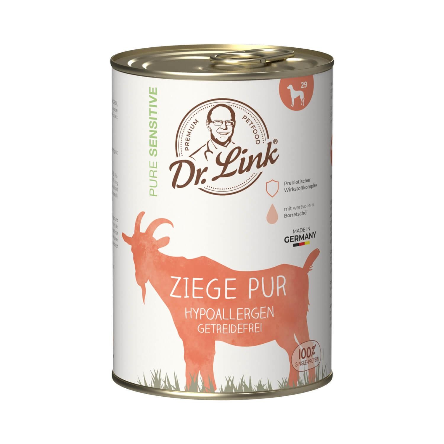 Dr. Link® PURE SENSITIVE 6x400g Ziege pur