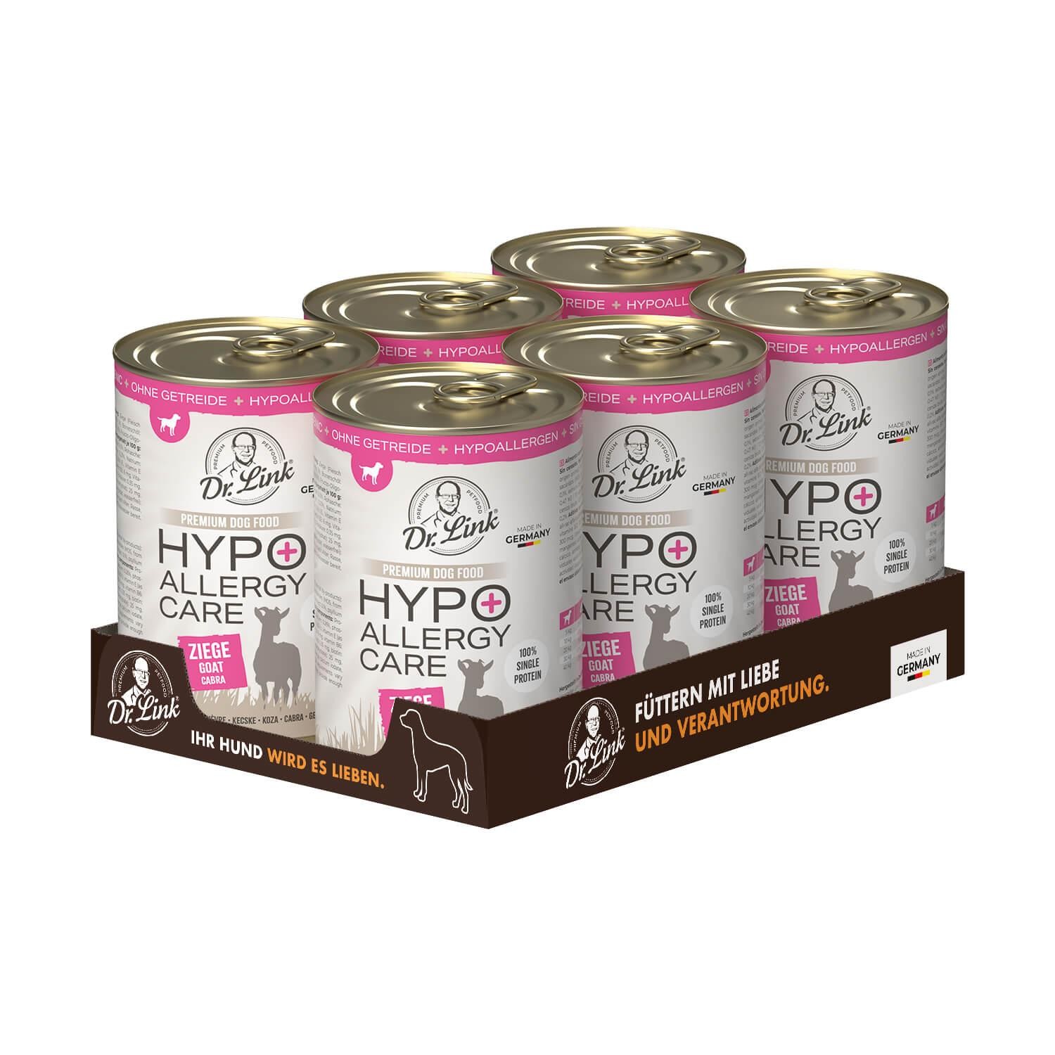 Dr. Link® HYPO ALLERGY CARE 6x400g Ziege