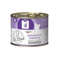 Dr. Link® SPEZIAL-DIÄT 1x200g Übergewicht / Diabetes m. | Obesity / Diabetic Huhn und Rind | Probedose