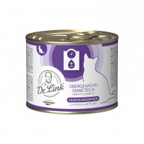 Dr. Link® SPEZIAL-DIÄT 1x200g Übergewicht / Diabetes m. I Obesity / Diabetic Huhn & Weißfisch | Probedose