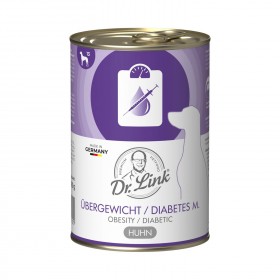 Dr. Link® SPEZIAL-DIÄT 6x400g Übergewicht / Diabetes m. | Obesity / Diabetic Huhn